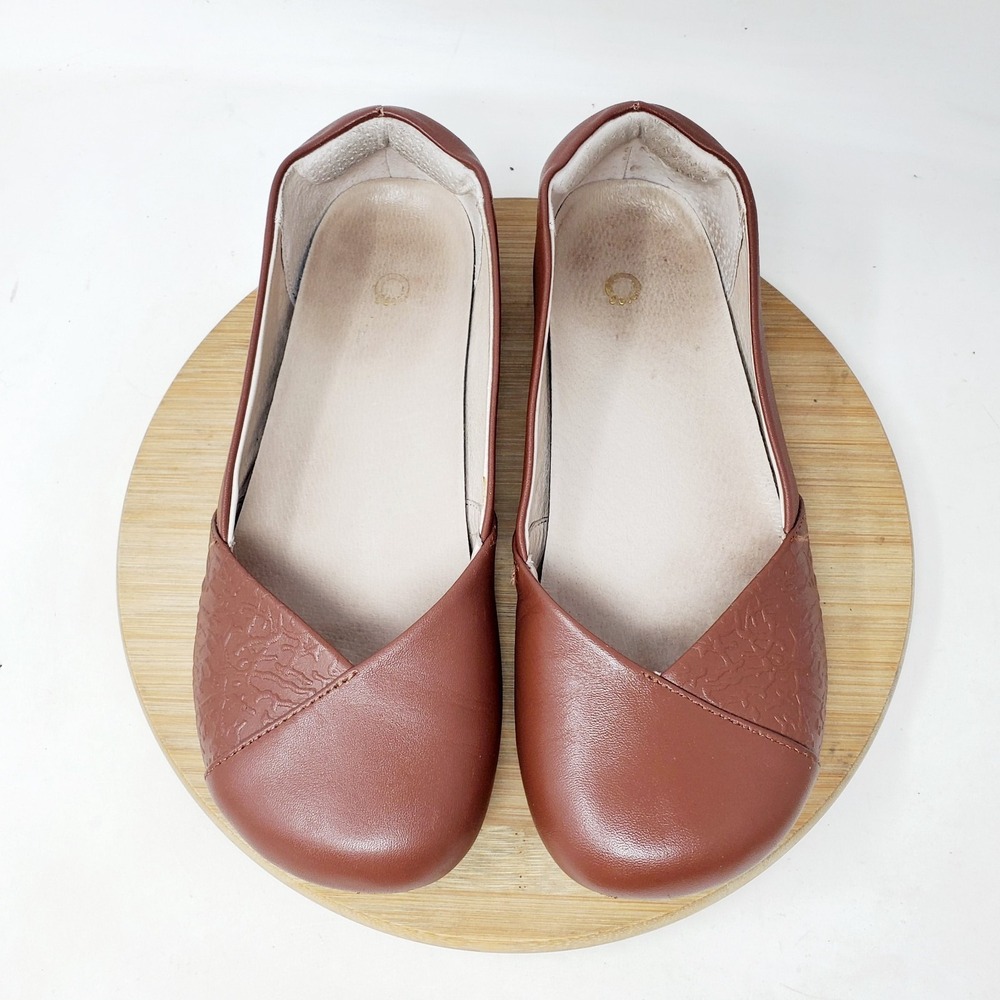 Xero Phoenix Shoes‎ Womens 6 Brown Leather Minimalist Sandals Office Flats